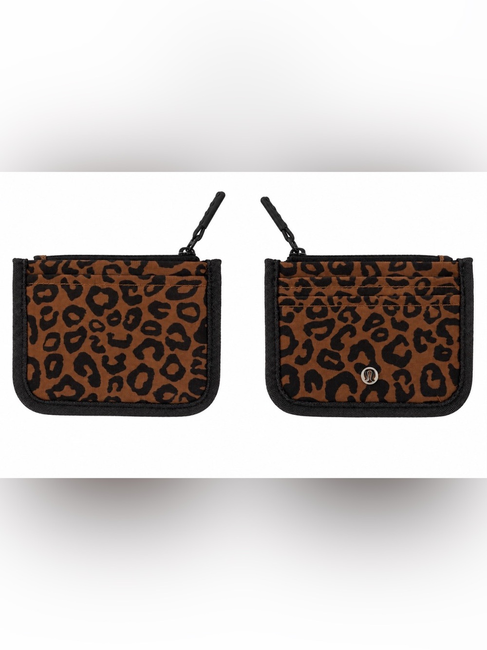 lululemon athletica Leopard Print Card & Key Holder - Brown Black